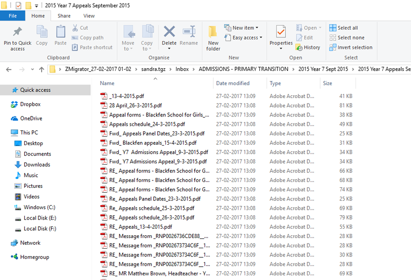 After complete the Zimbra mail to PDF conversion,resultant Zimbra PDF files are open