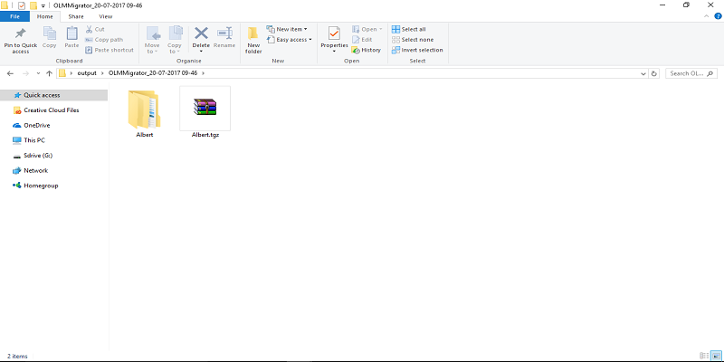 open migrated data after complete the olm to tgz migration